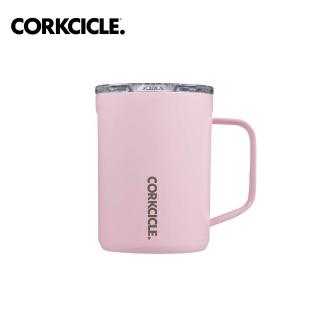 【CORKCICLE 酷仕客】三層真空易口瓶 咖啡杯 475ml-玫瑰石英粉(福利品)