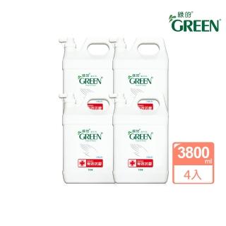 【Green 綠的】抗菌潔手乳加侖桶3800mlx4入(洗手乳 箱購)