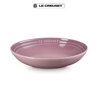 【Le Creuset】瓷器義麵盤25cm(錦葵紫)