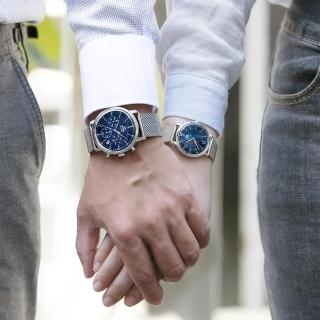 【ORIENT 東方錶】經典米蘭帶對錶 情侶手錶(RA-KV0401L+RA-QC1701L)