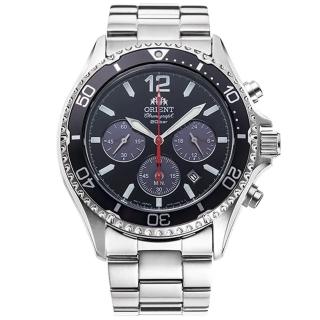 【ORIENT 東方錶】Quartz Sports 系列 太陽能 計時碼表 潛水腕錶(RA-TX0202B)