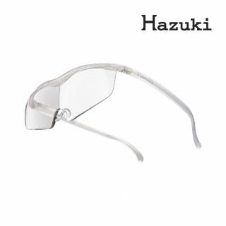 【Hazuki】日本Hazuki葉月透明眼鏡式放大鏡1.32倍大鏡片(珍珠白)