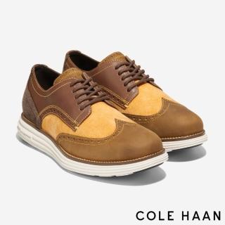 【Cole Haan】OG WINGTIP TXT OX 牛津鞋 男鞋(咖-C38622)