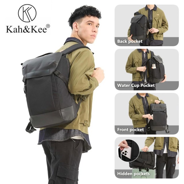 【kah&kee】大容量機能收納商務旅行後背包 NO.WBKK060(男後背包 女後背包 筆電後背包)