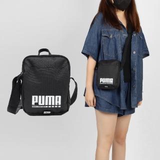 【PUMA】斜背包 Plus Shoulder Bag 黑 白 可調背帶 肩背包 隨行包 小包(090955-01)