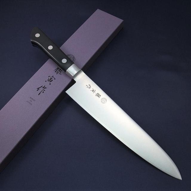 送料無料 藤寅 コバルト合金鋼割込 牛刀 18cm FU-888 藤寅作 FU-888