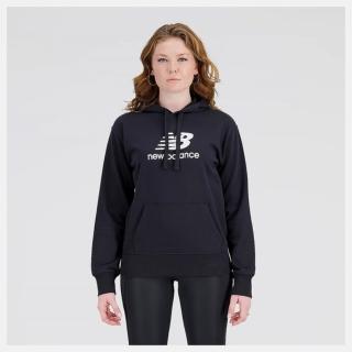 【NEW BALANCE】NB 連帽帽T 女 黑色 運動 休閒 長袖(WT31533BK)-momo購物網 - 好評推薦 - 2026年5月