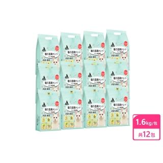 【Apet 愛佩寵物】益生菌混合豆腐貓砂-12包組(1.6kg/包 豆腐砂/植物/環保)