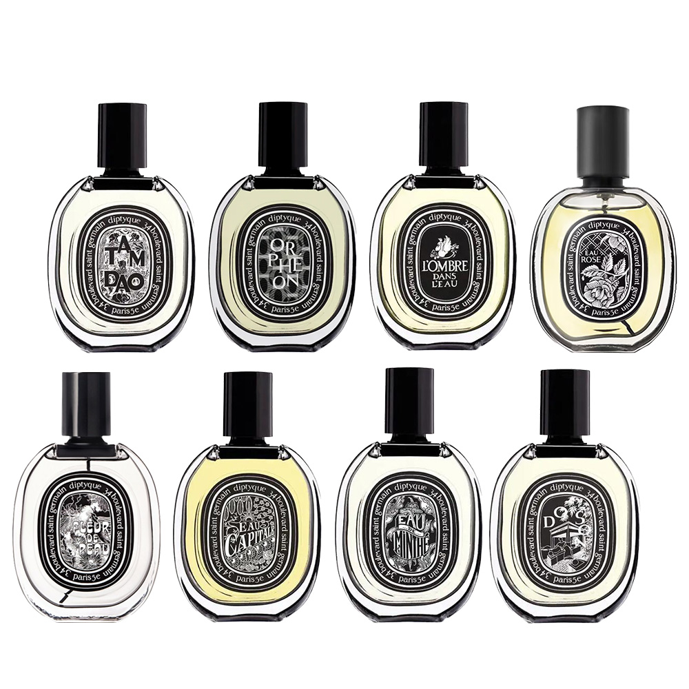 Diptyque淡香精【Diptyque】淡香精 75ml(花都之水/爵夢/影中之水/青蕨/杜桑/無花果 多款任選/國際航空版)