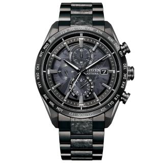 【CITIZEN 星辰】GENT’S HAKUTO-R 電波對時 鈦金屬光動能腕錶 (AT8287-62E)618年中慶