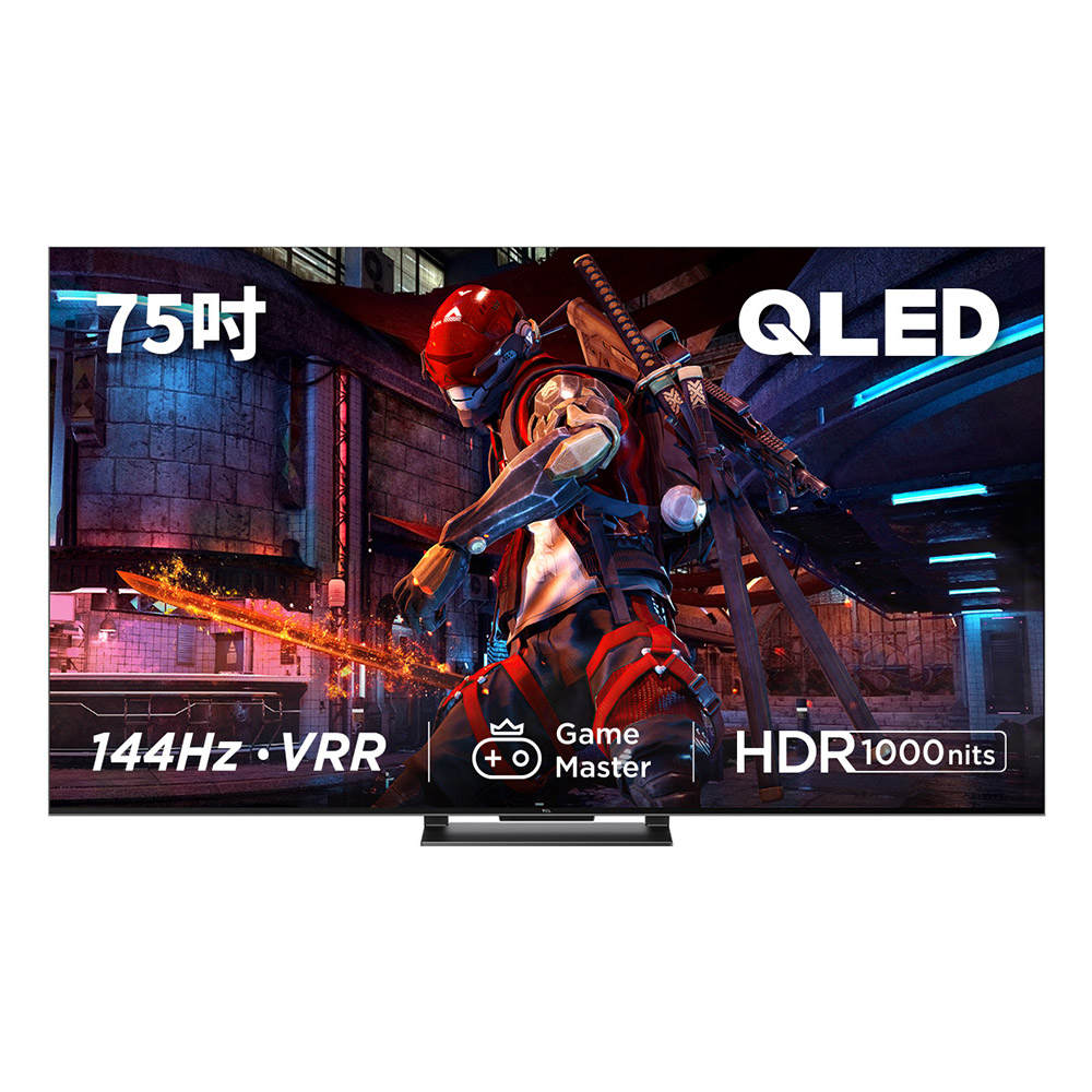 TCL 75C745【TCL】75型 4K QLED 144Hz Google TV 量子智能連網液晶顯示器-基本安裝(75C745)