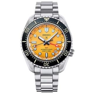 【SEIKO 精工】黑標 PROSPEX 暹羅之夜 三日鍊 GMT 潛水機械腕錶(SPB487J1/6R54-00L0Y)618年中慶