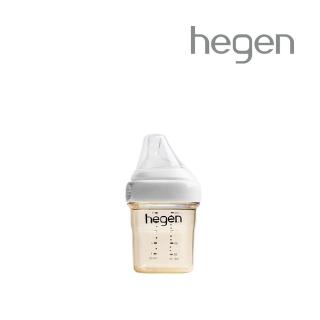 【hegen 總代理】PCTO™ 金色奇蹟PPSU多功能方圓型寬口奶瓶 150ml(象牙白)