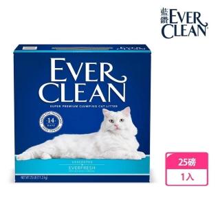 【EverClean 藍鑽】強效結塊貓砂25LB(美規 礦砂)