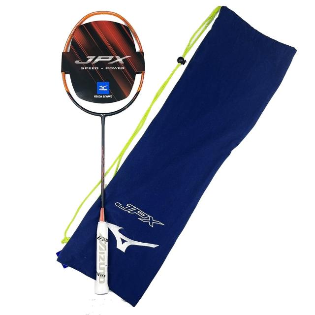 MIZUNO 美津濃】JPX 7 FLASH5U5破風加攻擊型羽球拍橘X黑 MIZUNO 美津濃】JPX 7 FLASH5U5破風加攻擊型羽球拍橘X黑