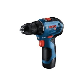 【BOSCH 博世】12V 鋰電免碳刷電鑽_起子機 GSR 12V-30 雙2.0Ah電池(GSR 12V-30)