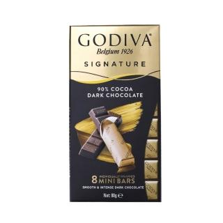 【GODIVA】醇享系列90%黑巧克力4片(生日禮、情人節、520我愛你/妳、618)