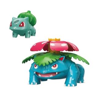 【Qman 啟蒙積木】寶可夢 組裝系列 妙蛙種子&妙蛙花-momo購物網