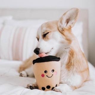 【ZippyPaws】美味啾關係-珍珠奶茶(寵物玩具 有聲玩具 益智玩具 狗狗玩具 台灣美食)