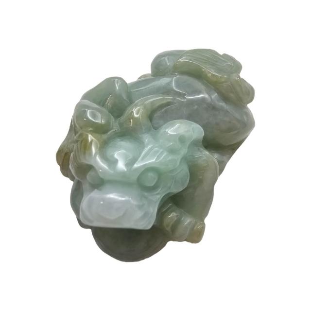 本翡翠 貔貅ペア 新品 0408 本翡翠 貔貅ペア 新品 0408 翡翠貔貅摆件天然