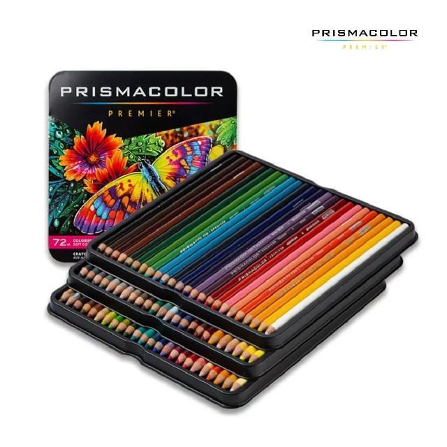 霹靂馬prismacolor】頂級油性色鉛筆72色盒裝(色鉛筆專用橡皮擦1
