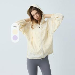 【YUANDONGLI 元動力】冰絲速乾連帽長版防曬外套(兩色;S-L;4253404901)