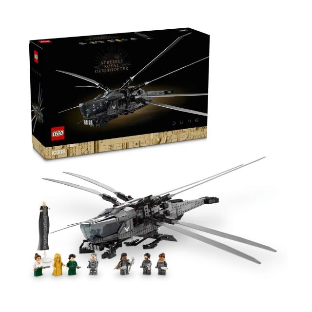 LEGO 樂高】Icons 10327 亞崔迪皇家撲翼機(Dune Atreides Royal