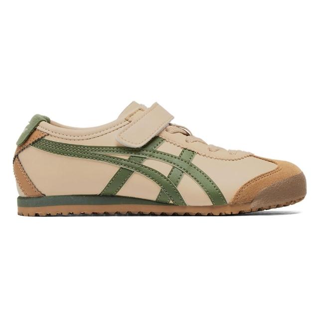 Onitsuka Tiger】Onitsuka Tiger鬼塚虎-KIDS棕色綠虎爪紋MEXICO