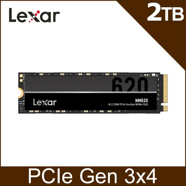 Lexar 雷克沙】NM620 2TB Gen3 2280 PCIe NVMe ssd固態硬碟5年保