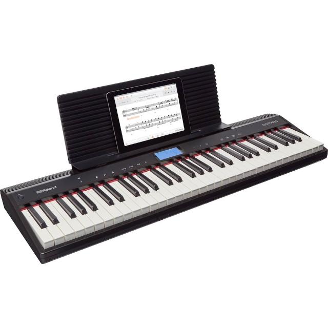 【極美品】Roland Go Piano 61鍵 ROLAND 樂蘭】GO PIANO 61鍵電鋼琴(攜帶琴3.9KG 附藍芽樂蘭公司貨保固