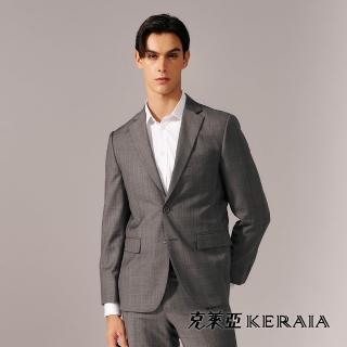 【KERAIA 克萊亞】魅力價-商務細格紋男士西裝外套-momo購物網