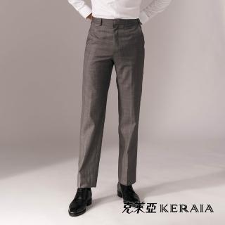 【KERAIA 克萊亞】魅力價-商務細格紋男士西裝褲-momo購物網