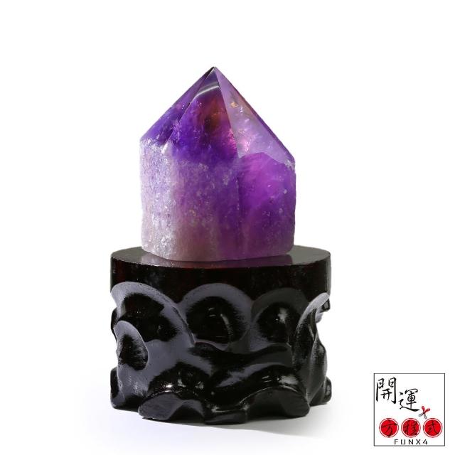 開運方程式】金字塔幻影紫水晶柱500-700g(老料骨幹水晶體紫晶柱