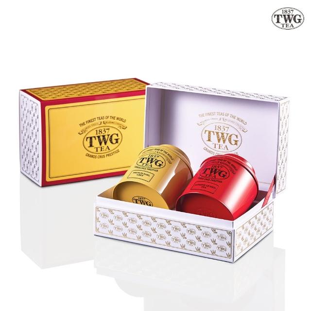 TWG Tea】幸運禮盒茶組My Lucky Tea Set(皇后茉莉花綠茶100gx1+法式