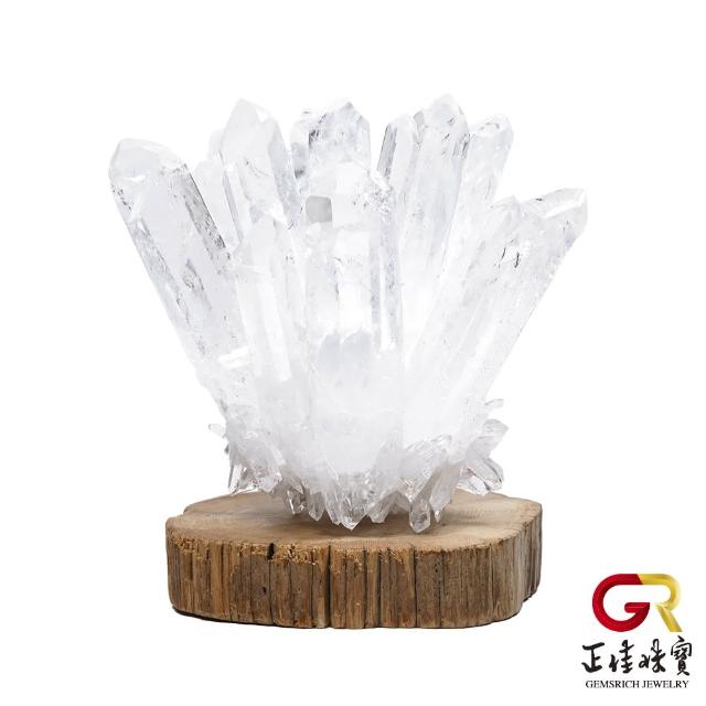 ⭐︎【極上品】白水晶 置物 590g ︎【極上品】白水晶 置物 590g-店名