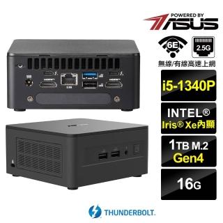 【ASUS 華碩】RNUC13ANHI50000{BHCM62416}迷你電腦(i5-1340P/16G/1TB SSD)