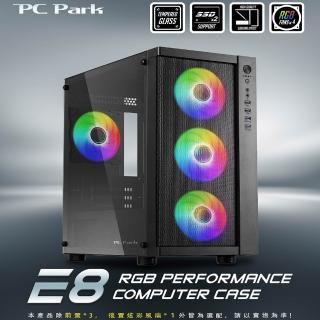 【PC Park】E8 電腦機殼 RGB 附4個RGB風扇 M-ATX/ITX(RGB 電競機殼)-momo購物網 - 好評推薦 - 2026年4月