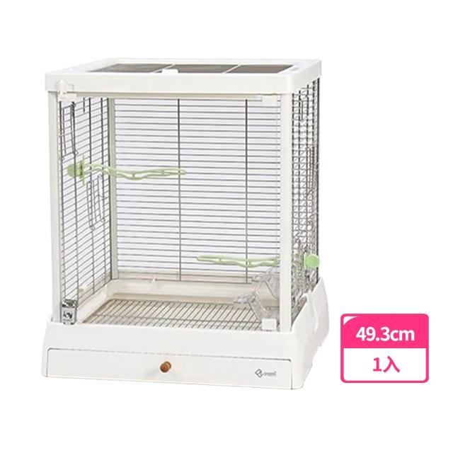 Dayan 達洋】全景鋼化玻璃不鏽鋼鳥籠B5001SS(鳥籠不鏽鋼鳥籠透明鳥籠