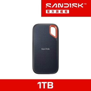 【SanDisk 晟碟】E61 Extreme Portable SSD 1TB 行動固態硬碟(讀寫速度高達1050MB/s/1000MB/s)