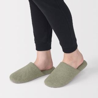 【MUJI 無印良品】柔軟拖鞋(灰色/淺米/綠色)