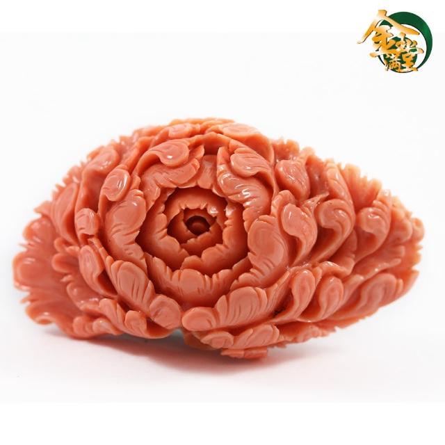 金玉滿堂】花開富貴天然MOMO紅珊瑚雕件- momo購物網- 好評推薦-2026年4月