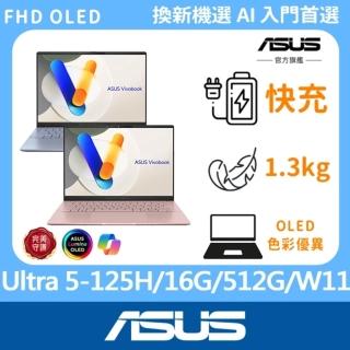 【ASUS 華碩】14吋Ultra 5輕薄AI筆電(VivoBook S S5406MA/Ultra 5-125H/16G/512G SSD/W11/OLED/EVO)