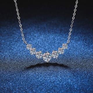 【巴黎精品】KC精品 KC精品 頂級莫桑鑽石925純銀骨鍊情侶對鍊-1.7克拉簡約女飾品k3ac1-momo購物網 - 好評推薦 - 2026年5月
